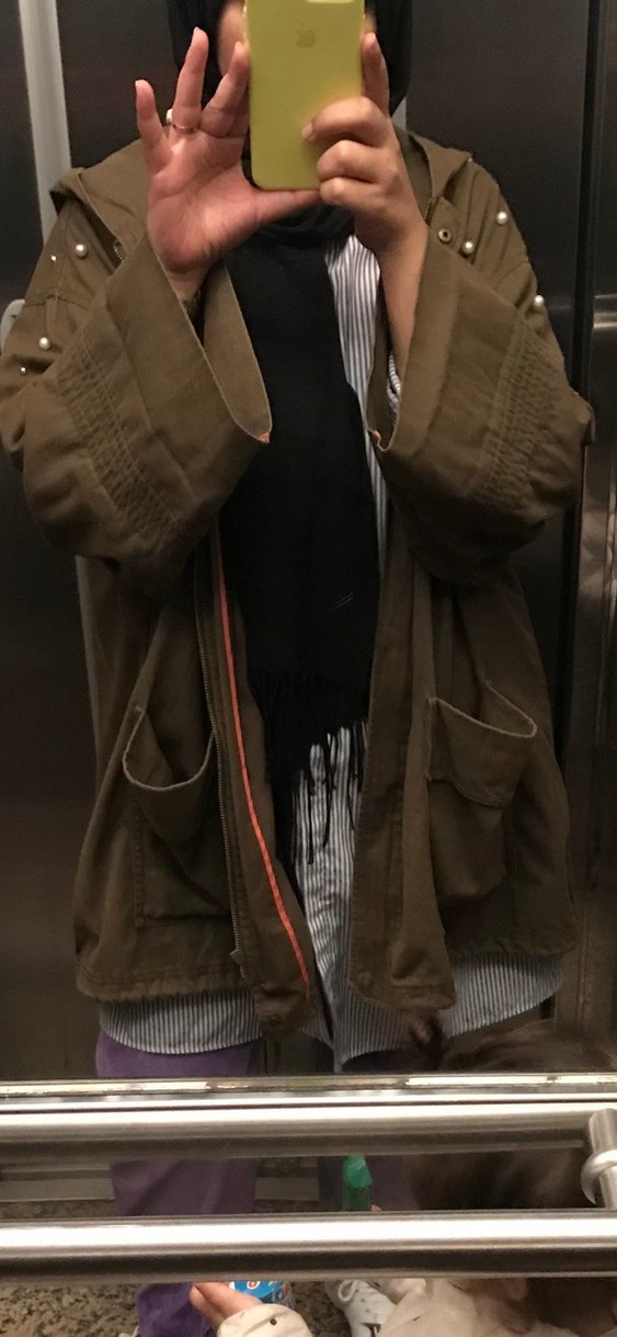 Orijinal zara incili parka - Görsel 2