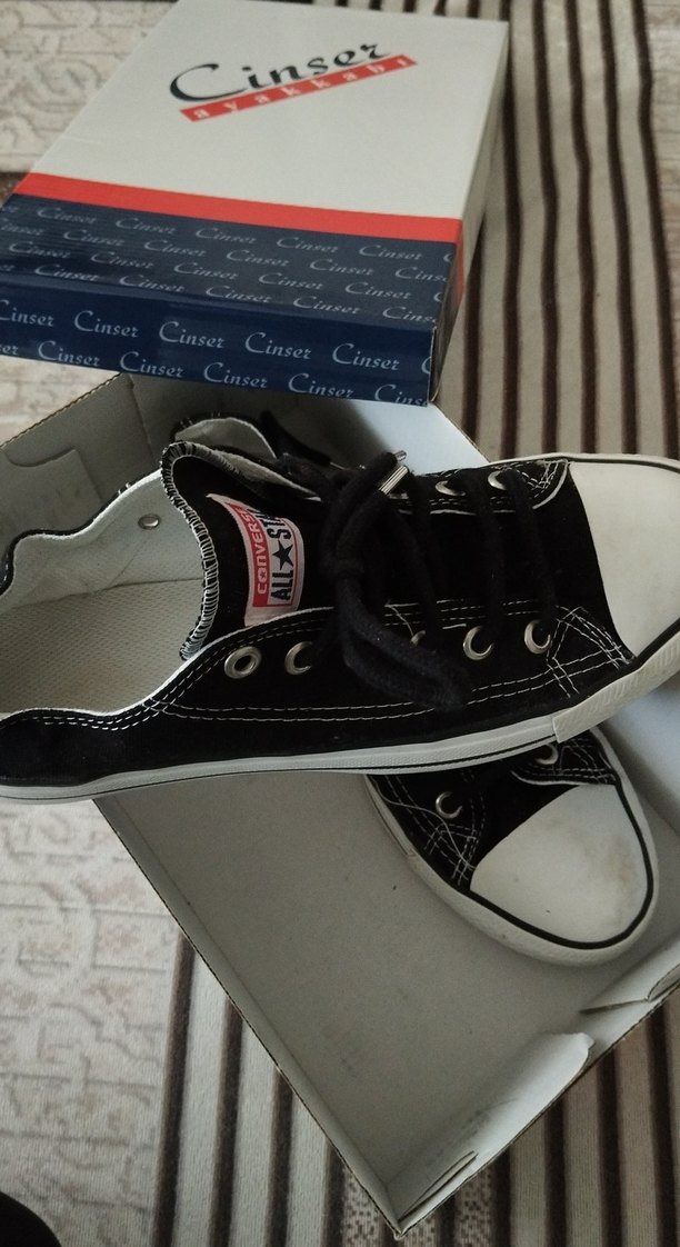 Siyah Bağcıklı Spor Ayakkabı,rahat ve konforlu - Görsel 2