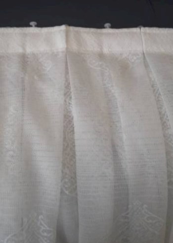 kırık beyaz yeni desem yeridir tül perde - Görsel 3