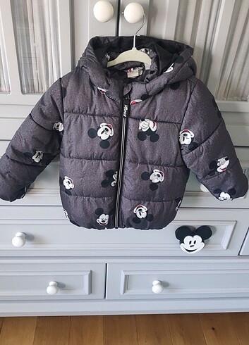 12-18 Ay Beden gri Renk H&m Mickey mont
