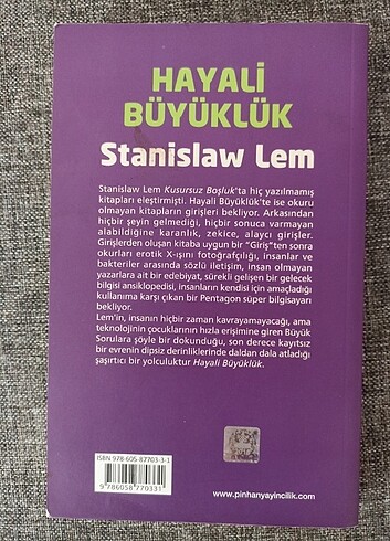  Beden Renk Stanislaw Lem- Hayali Büyüklük