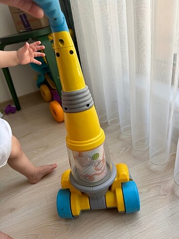 Beden Renk Pilli çoçuk bebek oyuncak konuşan elektrikli süpürge