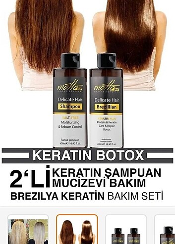  Beden Keratin bakım seti