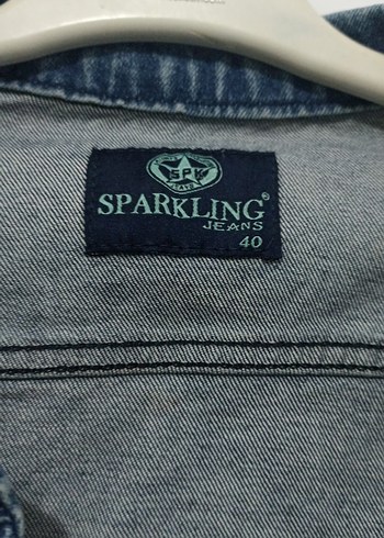 Düğmeli Mavi Kadın Denim Ceket - Görsel 3