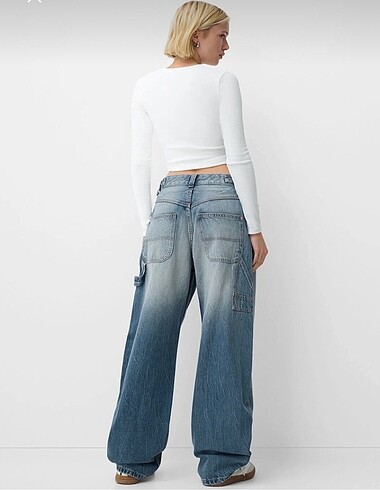Bershka Bershka Wide Leg Balloon Jean