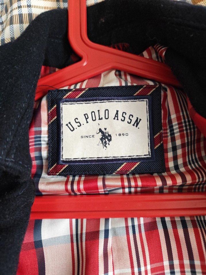 Düğmeli lacivert polo kaban - Görsel 4