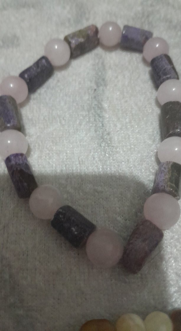 Pembe Boncuklu Kadın Bileklik - Görsel 4