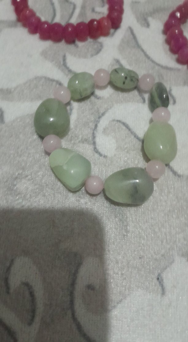 Pembe Boncuklu Kadın Bileklik - Görsel 2