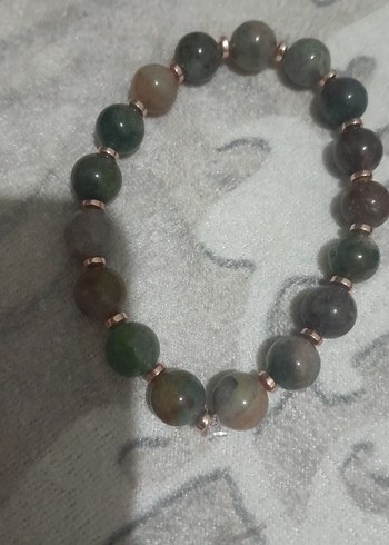 HINT AKIK VE HEMATUTLER MAVI AKIK 10 mm Bileklik - Görsel 2