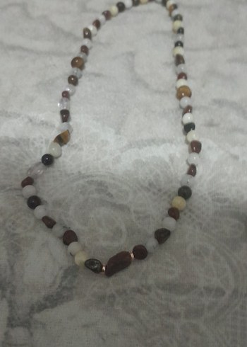 Uzun Boncuklu Bohem Kadın Kolye - Görsel 2