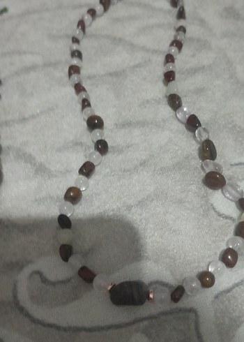 Uzun Boncuklu Bohem Kadın Kolye - Görsel 4