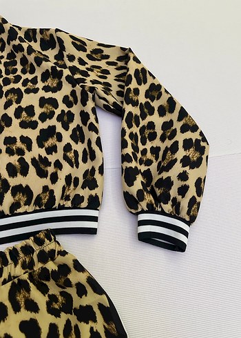 Leopar Desenli Kadın Eşofman Takımı - Görsel 8