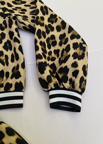 Leopar Desenli Kadın Eşofman Takımı - Görsel 9