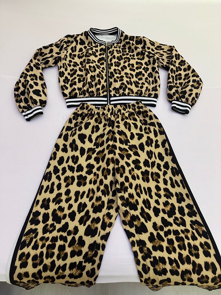 Leopar Desenli Kadın Eşofman Takımı - Görsel 2