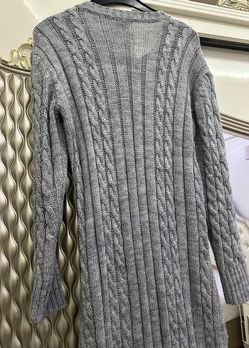 Uzun triko elbise - Görsel 6