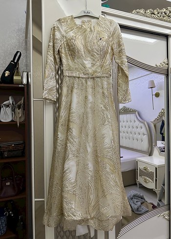 Tesettür abiye elbise - Görsel 4