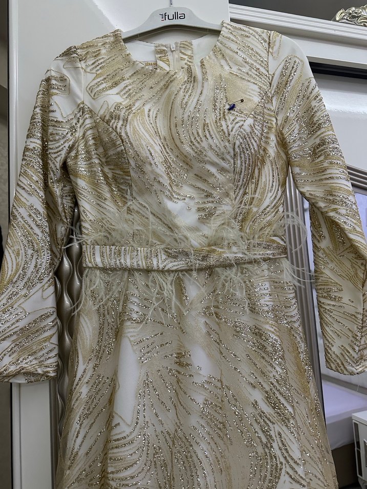 Tesettür abiye elbise - Görsel 2