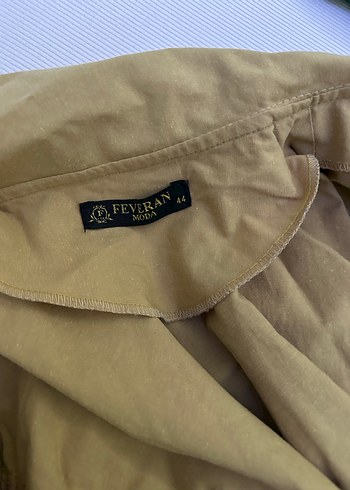 Bej Midi Boy Kadın Trençkot - Görsel 7