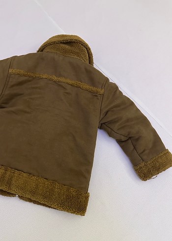 Kahverengi Erkek Çocuk Kürklü Mont - Görsel 7