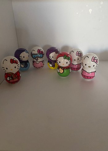  Beden Renkli Hello Kitty Aksiyon Figürleri