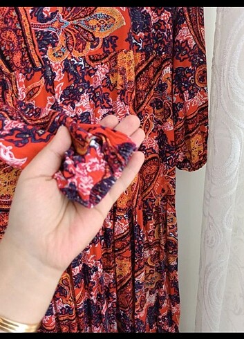 Rabia şamli elbise