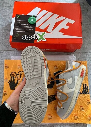 Off-White Nike Dunk Low & Off White 36,45 arası numaralar