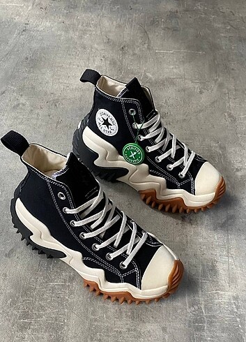 Converse Run Star Motion Canvas Platform Black