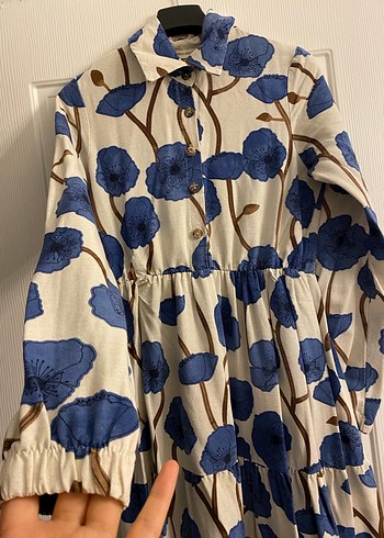 Uzun Modest Elbise - Görsel 3