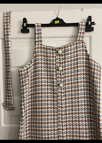 Tüvit Ekose Uzun Elbise - Görsel 2