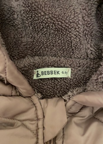 Kız Bebek lila Kürklü Kar Tulumu 6 ay - Görsel 3