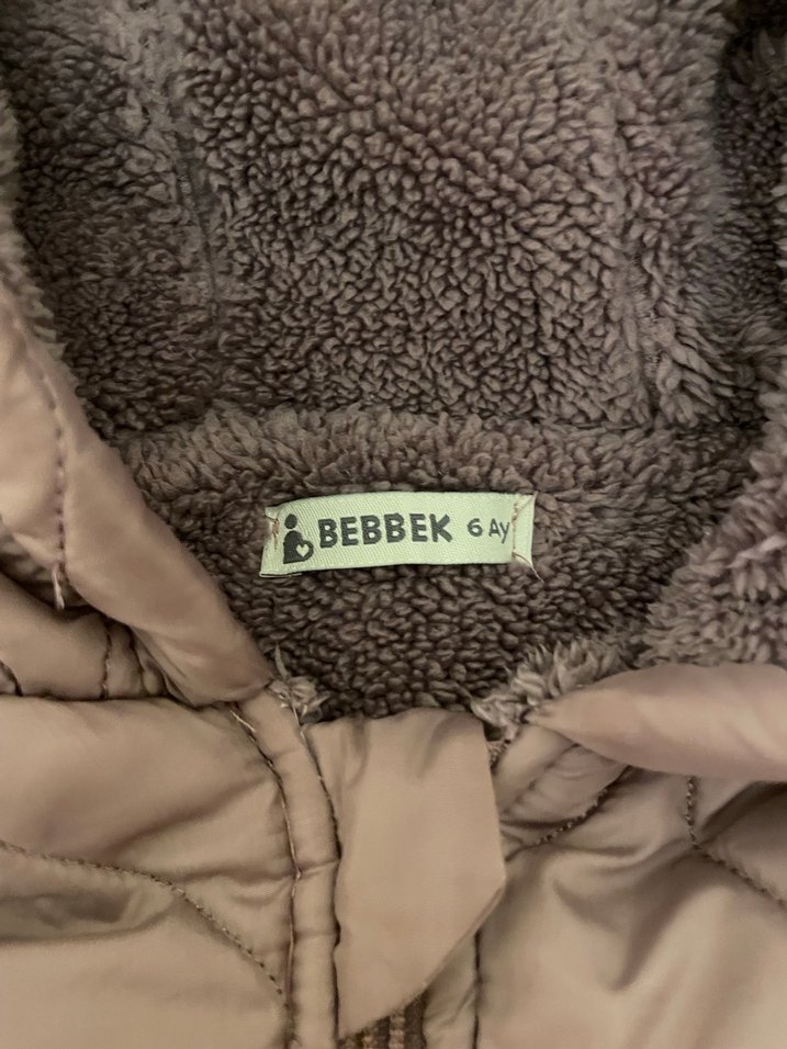 Kız Bebek lila Kürklü Kar Tulumu 6 ay - Görsel 3