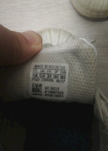 diğer Beden beyaz Renk Orjinal adidas 31 numa