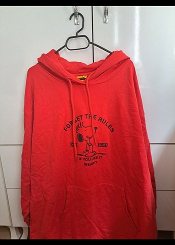 Peanuts Büyük Beden Unisex Sweatshirt