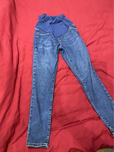 36 Beden mavi Renk Kot Hamile Pantalon