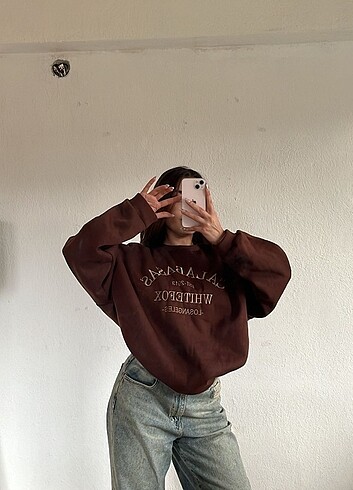 diğer Beden 3 iplik sardonlu Sweatshirt