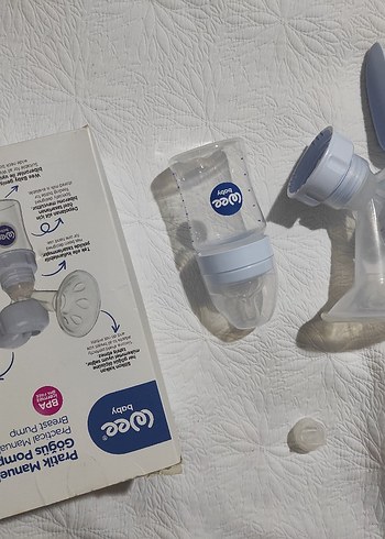 Mavi Gri Elle Çalışan Göğüs Pompası - Görsel 2