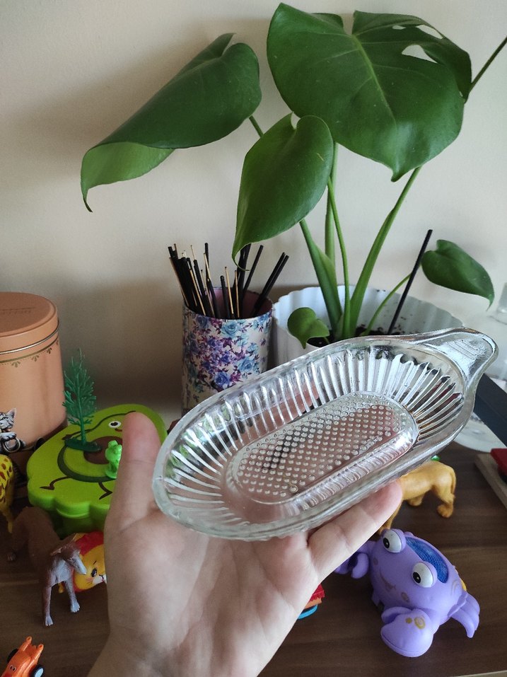 Şeffaf Oval Cam rende - Görsel 3