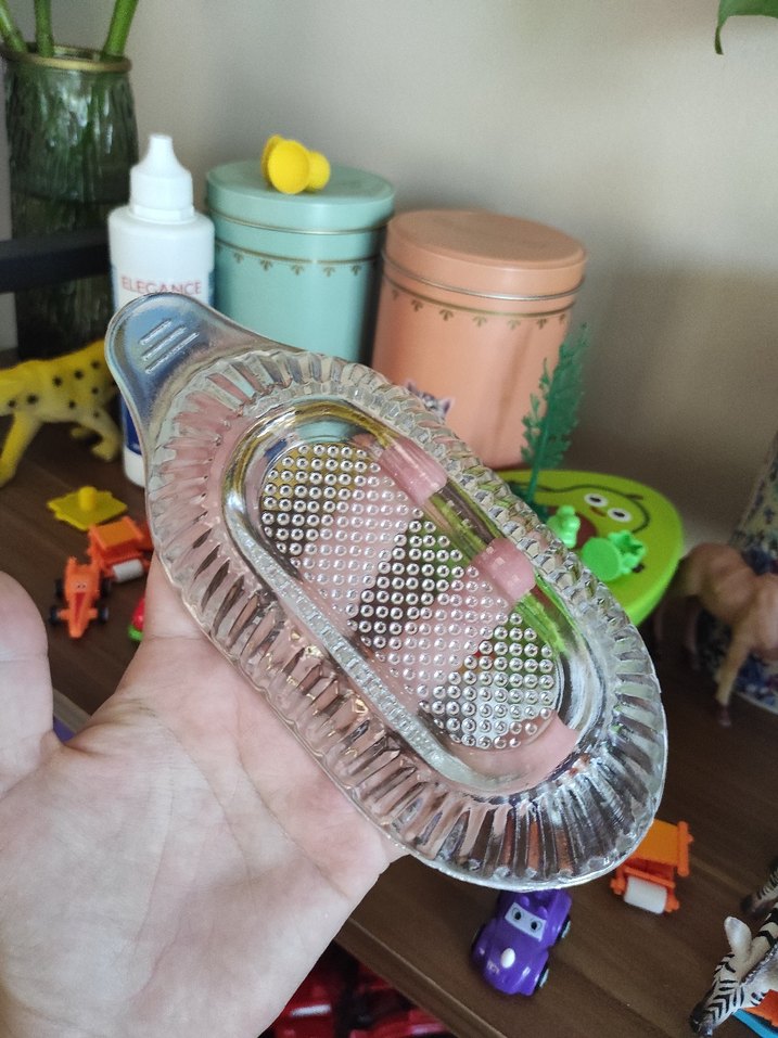 Şeffaf Oval Cam rende - Görsel 2