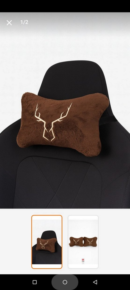 oyuncu koltuğu yastığı veya araba boyun destek yastığı - Görsel 4