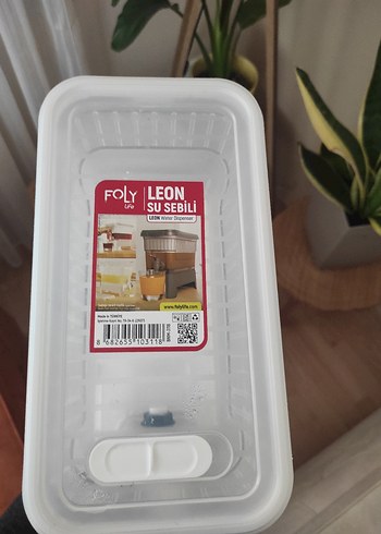 Beyaz Plastik Musluklu Su Kabı - Görsel 4