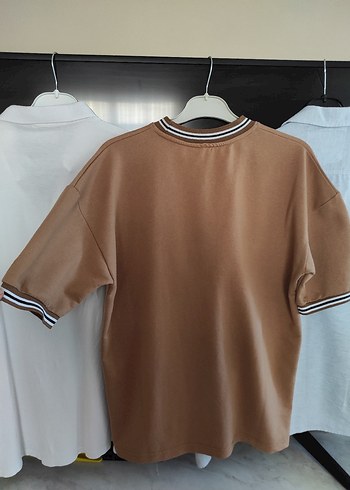Erkek Kahverengi Kısa Kollu Tişört - Görsel 3