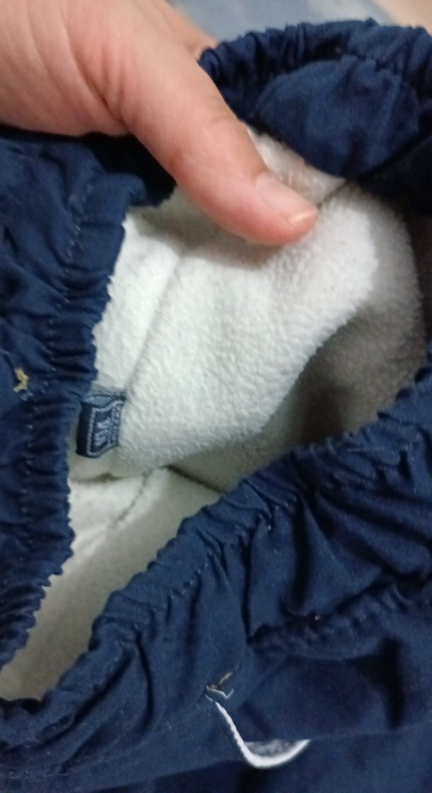 Renkli Baskılı Mavi Erkek çocuk içi pamuk eşofman altı - Görsel 2