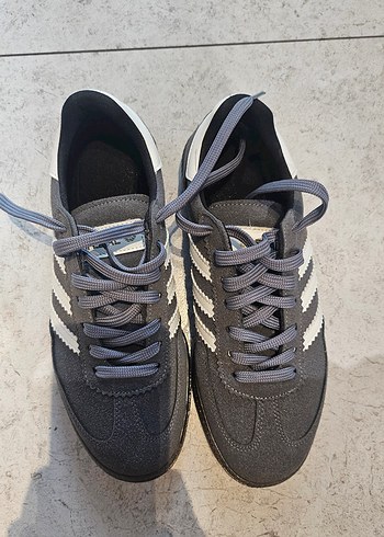 Gri Süet Samba Adidas Son Trend - Görsel 5