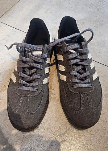 Gri Süet Samba Adidas Son Trend - Görsel 8