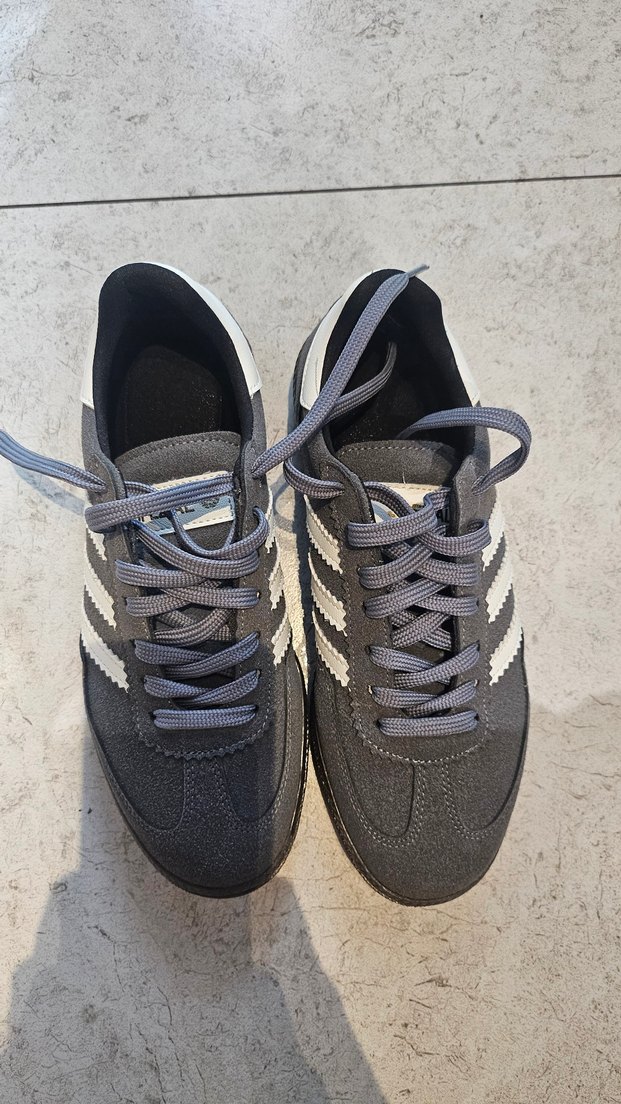 Gri Süet Samba Adidas Son Trend - Görsel 5