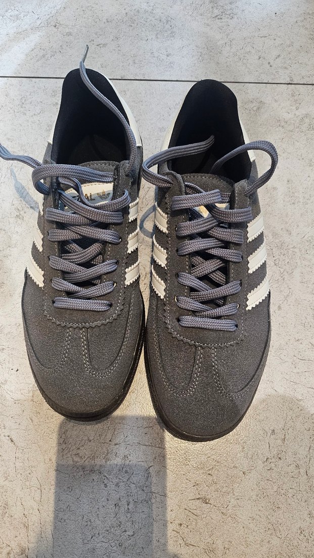 Gri Süet Samba Adidas Son Trend - Görsel 4