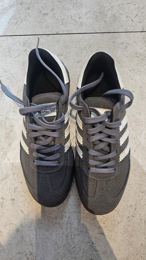 Gri Süet Samba Adidas Son Trend - Görsel 3