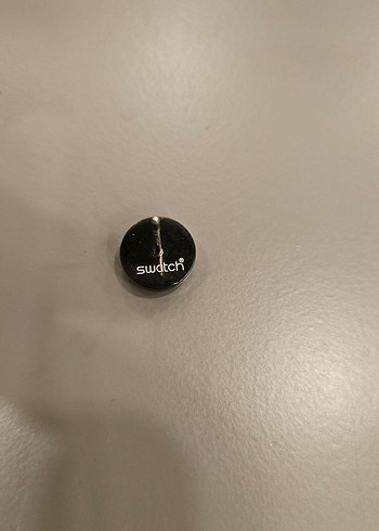 Orijinal SWATCH Marka Siyah Minimalist Küpe - Görsel 7