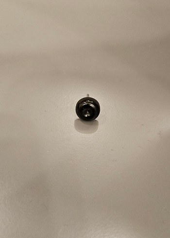 Orijinal SWATCH Marka Siyah Minimalist Küpe - Görsel 3