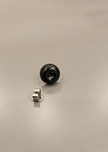 Orijinal SWATCH Marka Siyah Minimalist Küpe - Görsel 9